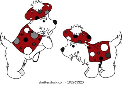 White Scottie Dogs