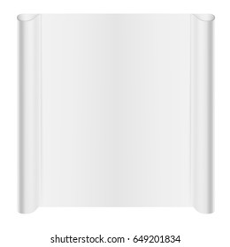 White Scroll Background