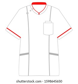White scrubs for nurses and doctors