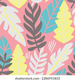 White Seamless Abstract Fresh Paint Vector. Gradient Repeated Contemporary Garden Style, Seamless Design. Yellow Endless Fashion Artistic Template Background. 
