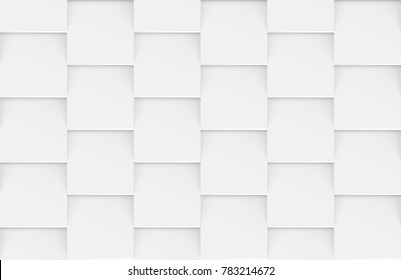 White seamless abstract geometric background