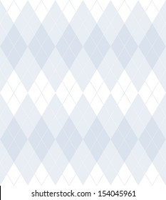 White Seamless Argyle Pattern