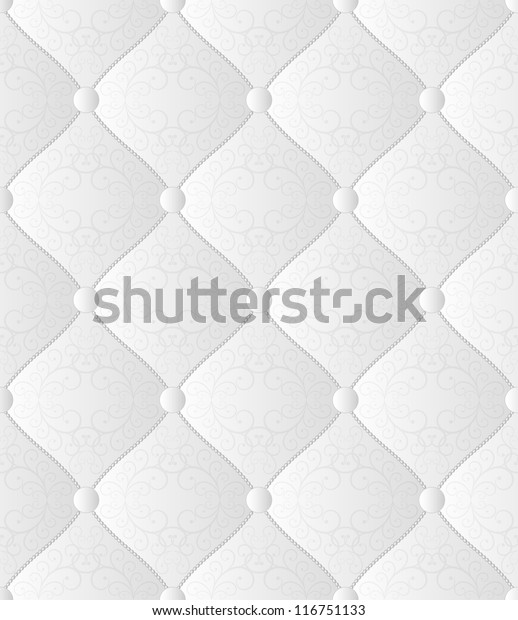 white quilted fabric