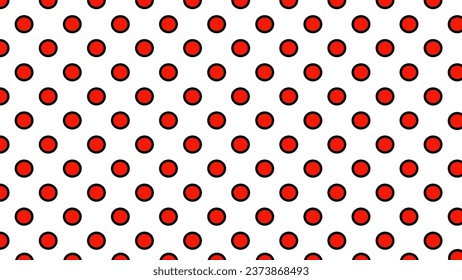 Fondo blanco transparente con puntos rojos