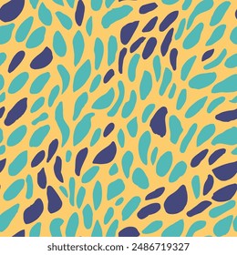Diseño de forma moderna clásica sin costuras blanco. Tejidos de primavera Doodle sin fin azul, Fondo de pantalla sin costura. Gradiente Repetitivo Contemporáneo Decoración Simple Imprimir. 