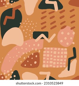 White Seamless Color Beautiful Watercolor Design. Bright Continuous Stylish Geometric Illustration, Seamless Backdrop. Yellow Repeated Grunge Vintage Element Card