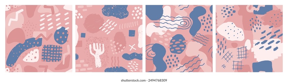White Seamless Color Graphic Lines Paper. Orange Repetitive Stylish Artistic Shape, Seamless Backdrop. Light Continuous Trend Isolated Element Vector