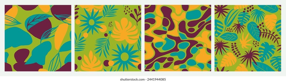 White Seamless Color Retro Element Wallpaper. Gradient Endless Creative Tree Watercolor, Seamless Backdrop. Blue Seamless Classic Natural Shape Art. 