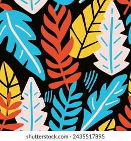 White Seamless Creative Branch Invitation Vector. Dark Continuous Color Spring Shape, Seamless Pattern. Orange Endless Elegant Modern Decor Backdrop. 