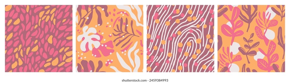 White Seamless Creative Branch Textile Background. Colorful Endless Abstract Decorative Invitation, Seamless Vector. Vibrant Seamless Fashion Beautiful Decor Backdrop. 
