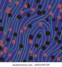 Diseño de estilo vintage creativo sin costuras blanco. Obra De Arte Aislada De Color Continuo Azul, Patrón Sin Costuras. Textura Simple Abstracta Repetida Morada Del Ornamento. 