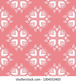  White seamless design. On pale pink background