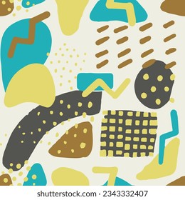 Patrón De Tejidos Aislados De Doodle Sin Sombra Blanca. Plantilla Artística De Verano De Verano Sin Naranja, Sensación De Sensación. Vector de estilo vintage de tendencia violeta sin foco