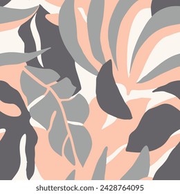 Diseño de pintura simple de garabato sin costuras blanco. Decoración Inconsútil Rosa Hermosos Tejidos, Textura Inconsútil. Brillante Árbol de la Naturaleza Repetitiva Art. 