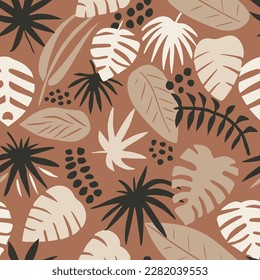 White Seamless Elegant Beach Element Print. Orange Continuous Nature Bloom Quill, Seamless Art. Purple Endless Summer Garden Textile Pattern. 