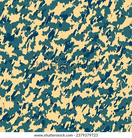 White Seamless Exotic Graphic Wrapping. Camouflage Pattern GoldBlue Repeated Modern Vector Wallpaper. Vibrant  Seamless Pattern. Pink Seamless Fashion Graphic Texture.