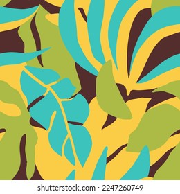 White Seamless Fashion Isolated Illustration Print. Light Repeated Nature Tropic Ornament, Seamless Vector. Vibrant Seamless Decoration Organic Element Background. 