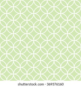 white Seamless geometric pattern of circles