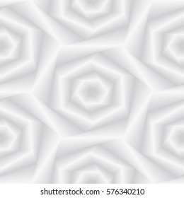 White seamless geometric pattern. Vector seamless background. 