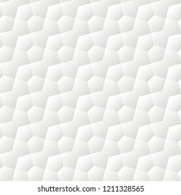 White seamless geometric texture. Stylish pattern and tile for your design. Geometric background.