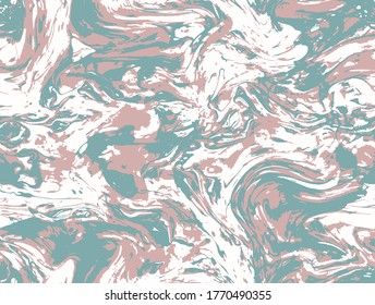 White Seamless Grunge Vector Texture. Black Repeat Decoration Paint Ebru. Colorful Seamless Vintage Graphic Oil. Multicolor Repeat Fashion Graphic Backdrop. Seamless Print.