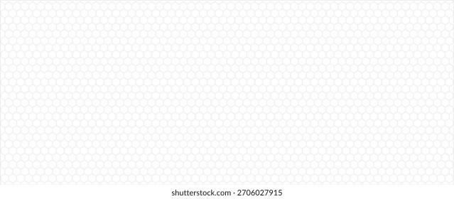 Modelo inconsútil blanco del hexágono, rejilla geométrica mínima, fondo moderno del panal, Vector