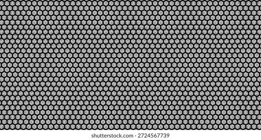 Modelo inconsútil blanco del hexágono, rejilla geométrica mínima, fondo moderno del panal, Ilustración vectorial