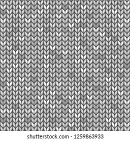 White seamless knitted fabric. Abstract background