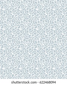 white seamless lace floral pattern on gray background