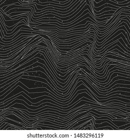 White seamless lines with grunge effect