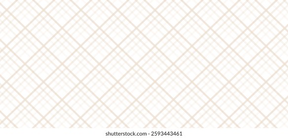 White seamless pattern and beige striped geometric background