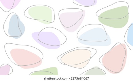 White seamless pattern with colorful spots
