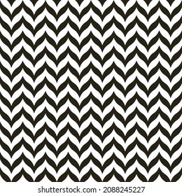 Weißes nahtloses Muster mit grünem Chevron. Minimalistisches und kindisches Design für Gewebe, Textilien, Tapeten, Bettwäsche, Schluckspielzeug oder geschlechtsneutrale Bekleidung.