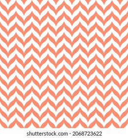 White seamless pattern with pink chevron. Minimalist and childish design for fabric, textile, wallpaper, bedding, swaddles toys or gender-neutral apparel.