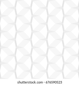 White Seamless Pattern Square Vector Illustration