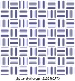 Patrón transparente blanco con un grupo de líneas de color muy peri. Diseño de alfombras sin fisuras.