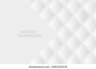  Textura blanca sin costuras. Fondo ondulado. Decoración de pared interior. Diseño de panel de pared interior de vector 3D.
