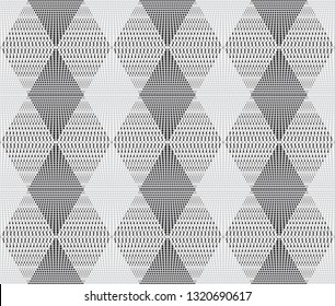 White seamless texture. Web background with rhombs, stars