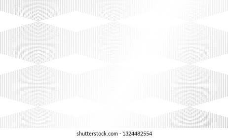 White seamless texture. Web background with rhombs, stars