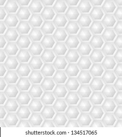 white seamless tridimensional pattern