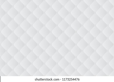 White seamless volumetric pattern