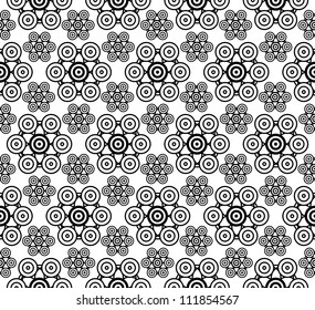 white seamless wallpaper with flowers