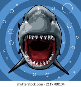 white shark with open mouth, t-shirt design, sea, predator, animal, fierce, deadly, endangered, 
Meer, Raubtier, Tier, heftig, tödlich, gefährdet, vector template