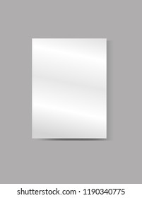 White sheet of paper