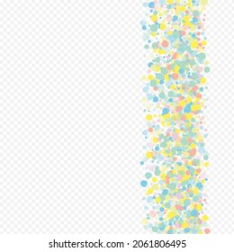 White Shine Celebration Transparent Background. Celebrate Dot Background. Fun Rain Card. Orange Dust Happy Design.