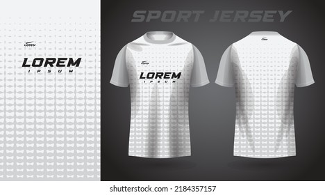 white shirt sport jersey design