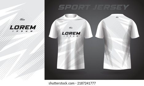 white shirt sport jersey design