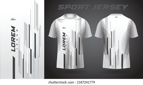 white shirt sport jersey design