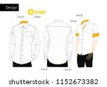 White Shirt Uniform office Vector