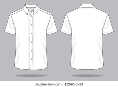Short sleeved T-shirt vector image